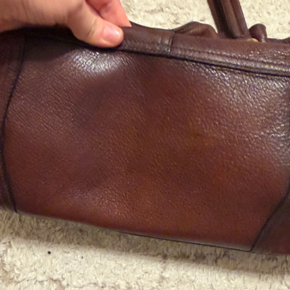Prada Cervo Brown Pebbled Leather Tote - Picture 7 of 16